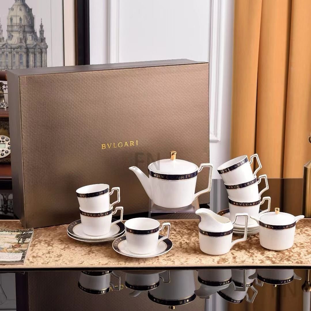 BVLGARI tea set for six people - Bvlgari Kitchen and Dining | Aleppo Gift UAE